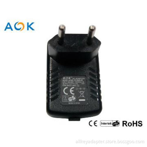 Manufacturer AC DC Power Adapter 12V 0.5A 500mAh with CE GS CB SAA